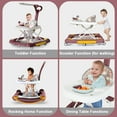 thumbnail image 2 of HAOUUCYIN Baby Walker, 6-in-1 Multi-functional Foldable Push Walker, 6-24 Months, Red, 2 of 10