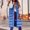 Blue plus size sleeveless vest coat a1, variant on Women Plus Size Fall Winter Sleeveless Button Down Vest Coat Warm Solid Casual Layering Tops Trendy Outdoor Travel Clothes, Red 3XL