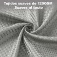 thumbnail image 3 of Cortina de baño de Tela Waffle con 12 Ganchos, Impermeable y Antimoho, Adecuado para Baños, Dormitorios y Divisiones de Habitaciones, 3 of 4