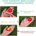 thumbnail image 4 of Fridja Handheld Hummingbird Feeders With Suction Cup, Multifunctional Mini Feeder, 4 of 7