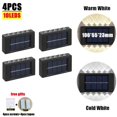 thumbnail image 1 of Lámpara Solar de pared para exteriores, luces Led cálidas, resistente al agua IP65, iluminación luminosa de arriba y abajo para jardín, balcón y patio, decoración exterior, 1 of 4