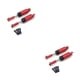 thumbnail image 4 of Vogacara Amortiguador de coche RC de 2 piezas, amortiguador lleno de aceite para vehículo, piezas de repuesto modificadas para automóvil, Rojo 2piezas, 4 of 6
