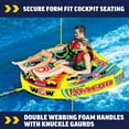 thumbnail image 3 of WOW SPORTS Macho 1-2 Rider Inflatable Towable for Boating and Watersports, 3 of 6