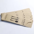thumbnail image 1 of YSNOOWE 100Ud Bolsas Para Cubiertos De Papel Kraft Resistentes Para Fiesta Banquete, 1 of 8
