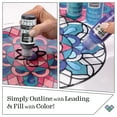 Gallery Glass Stained Glass Acrylic Paint Kit, 8 Piece Glass Paint Set