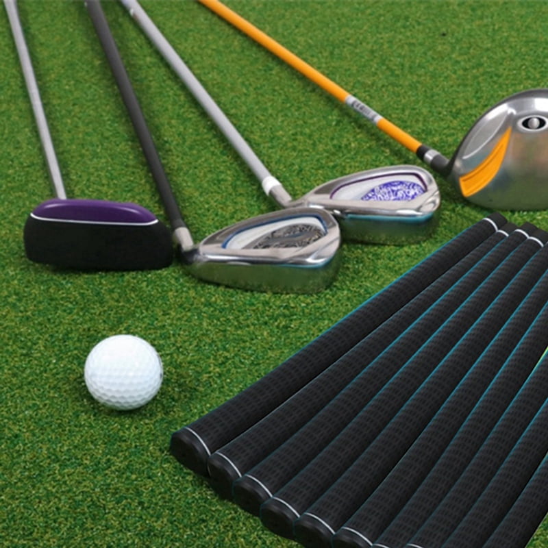 10pcs Golf Club Grip Rubber Putter Exerciser Handle Cover Round Swing Exerciser Handle 268mm