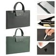 thumbnail image 3 of PU Leather Adjustable Laptop Stand Briefcases Soft Lining Spacious Compartments, 3 of 18