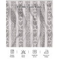 thumbnail image 5 of Black Stripe Wrap Around Bed Skirts for Queen Bed 16" Drop,Bed Skirt with Adjustable Elastic Belt Dust Ruffle Bed Valance for Bedroom Hotel Modern Abstract Vertical Stripes Beige Bed Frame Cover, 5 of 7