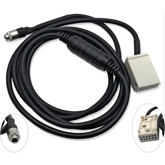 Female AUX Auxiliary Audio Input Kit Adapter Cable For BMW E60 E63 E64 E65 E66