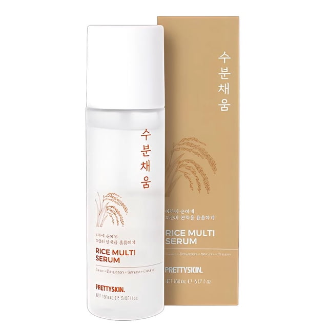 Serum facial hidratante PRETTYSKIN con arroz, salvado de arroz y niacinamida