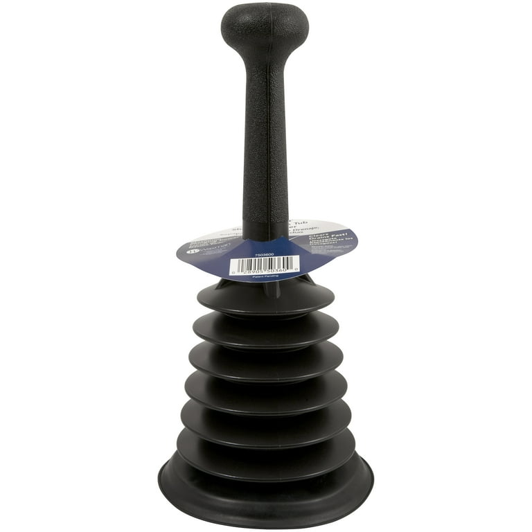 New Hand Held Mini Sink Plunger & Drain Cleaner / gray and black color