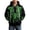 Green, variant on XDZJLR Mens Halloween Zip Up Hoodies Skeleton Graphic Casual Long Sleeve Jacket Fall Winter Big And Tall Mens Hooded Sweatshirts