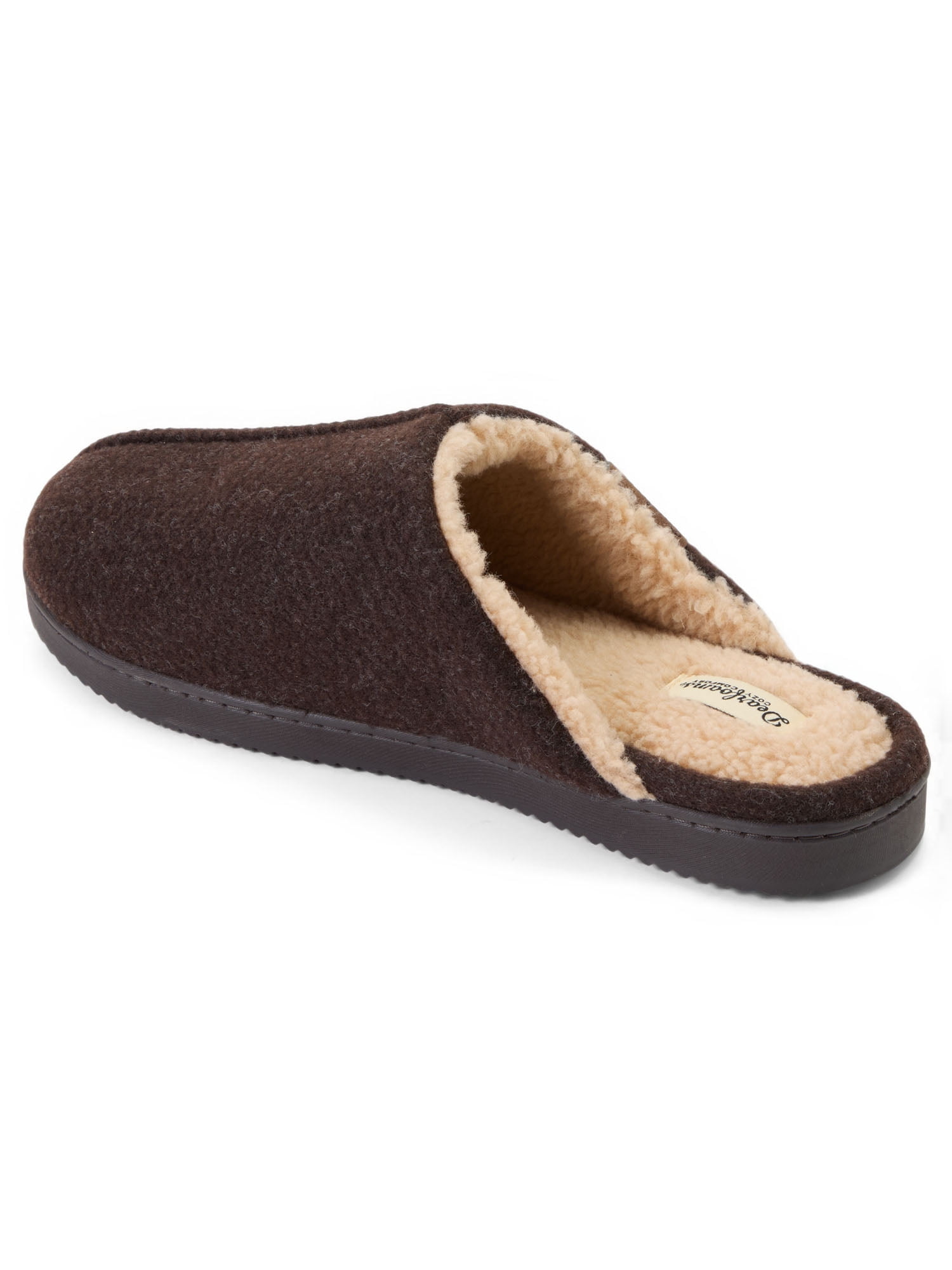 Dearfoams Cozy Comfort Men's Jeremiah Scuff Slippers Sizes 7-14