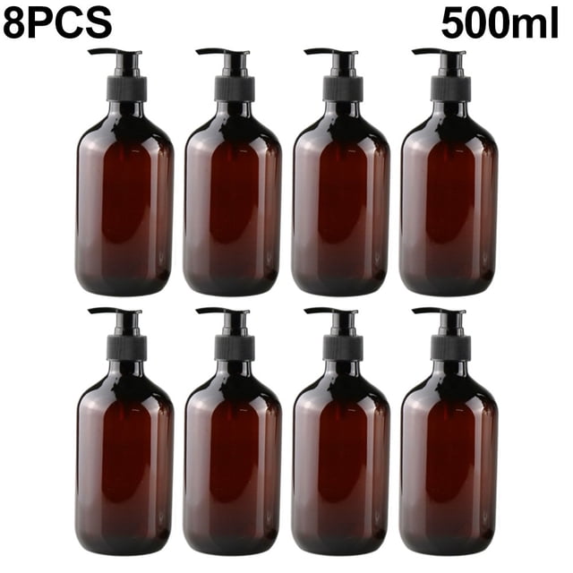 500ml Soap Dispenser With Pump PET Refillable Shampoo Shower Gel Bottle Hand Soap Lotion Container Bathroom Accessories