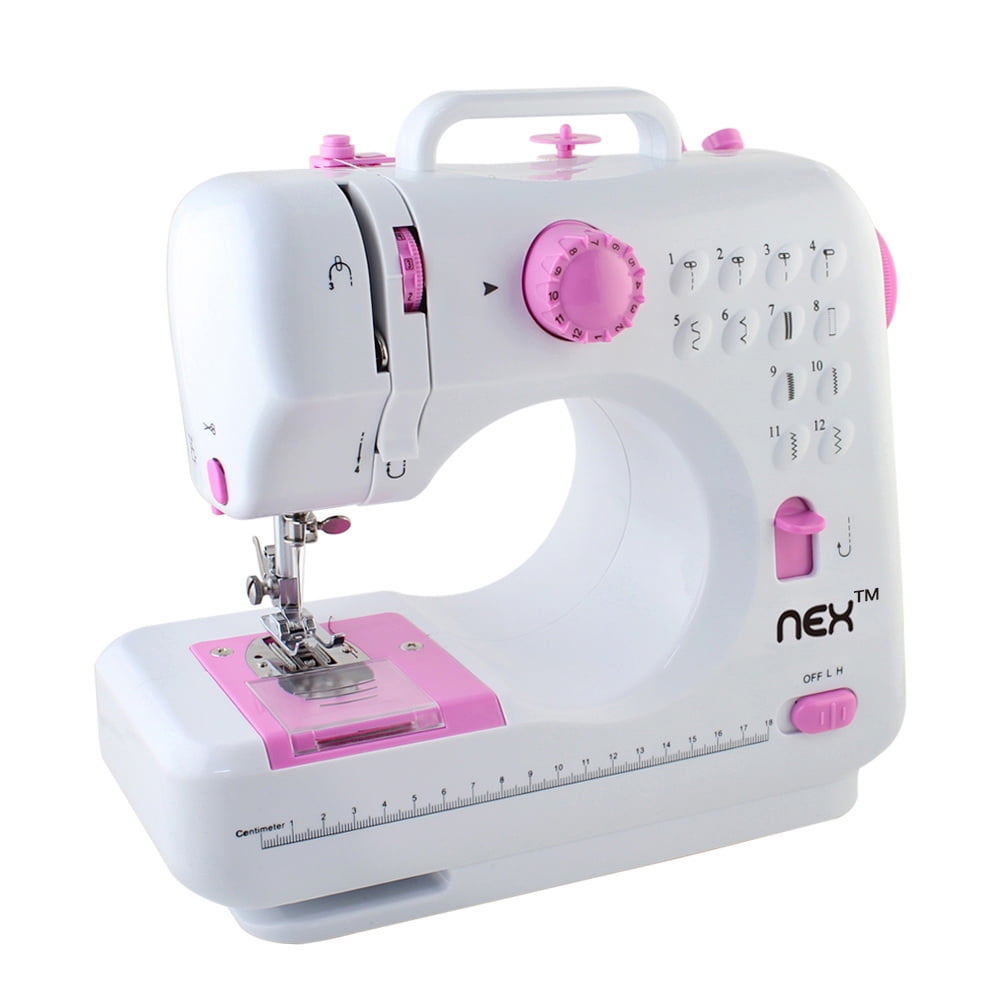 Portable Sewing Machine Suitable for Beginners, with 2 Speeds 12 Built-In Sewing Led Night Light