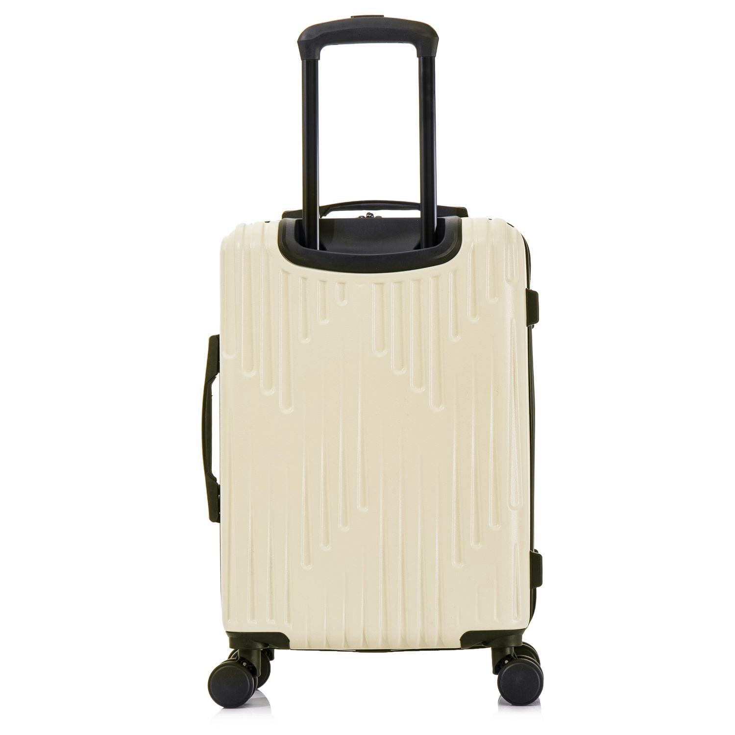 InUSA DRIP 20" Hardside Lightweight Carry On Luggage with Spinner Wheels, Handle and Trolley, Sand