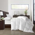 thumbnail image 2 of NY&C Home Allora Comforter Cotton Stitched Design Duck Down Filling, Queen, White, 2 of 2