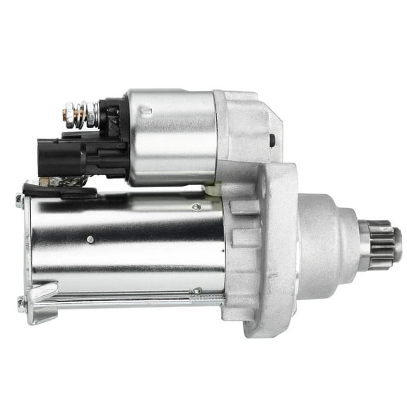A-Premium Starter Motor Compatible with Volkswagen Jetta 06-15, Passat, Beetle, Tiguan, Eos, CC & Audi A3, A3 Quattro, TT Quattro, 2.0L 3.2L, 12V 1.1KW 10 Teeth Counterclockwise, Replace# 02M911021B