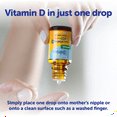 thumbnail image 4 of Baby Ddrops Liquid Organic Vitamin D3 Supplement Drops, 400 IU per Drop, 0.06 fl oz, 4 of 10