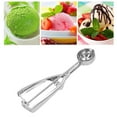 thumbnail image 4 of Ice Cream Spoon, Stainless Steel  Scoop MultiPurpose Ice Cream Ball Digger Scoop Server  Fruit Cake Scoop Easy Use  For Kitchen Cafe, 4 of 8