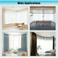 thumbnail image 6 of GXCZ Bendable Curtain Railing, L Shape U Shape Flexible Curtain Tracks And Fittings For Hotel/Hospital/Dining Room(Wall Mount,27ft/823cm), 6 of 6