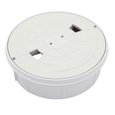 Pentair 516254 Deck Lid & Collar Assembly For Gunite Skimmers- White