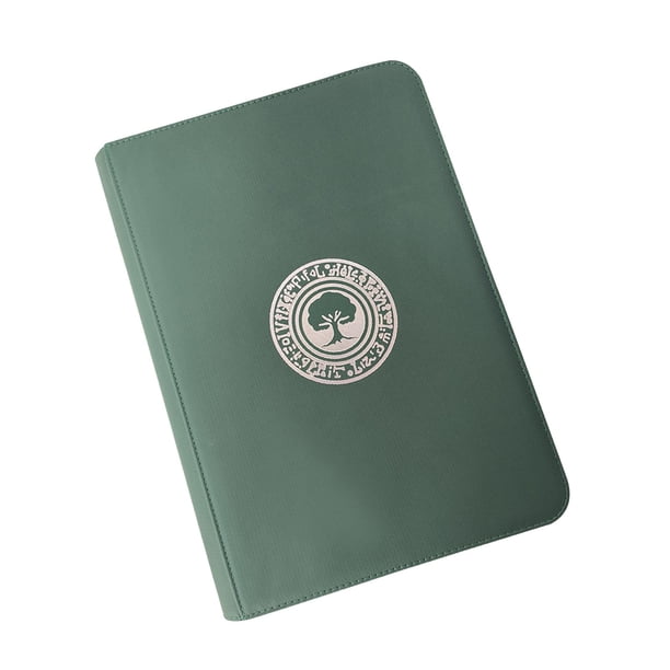 Álbum de cartas coleccionables con fundas impermeables y cremallera para guardar cartas patrón argentino