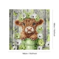 thumbnail image 3 of TIELUTT Rideau de Douche Vache Ferme Floral Drôle Mignon Vache Douche Robuste Transparent Rideau de Douche Léger Rideaux de Douche Double Doublure et Rideau de Douche avec Doublure Rideau de Douche Largeur Courte Lourd Cur, 3 of 4