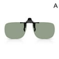 thumbnail image 3 of ZOUBAOQ GXFCAI 1 PC Sunglasses Clip Unisex Clip-on Polarized Day Night Vision Flip-up Driving Sunglasses Glasses Lens For Outside, 3 of 9