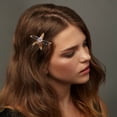 thumbnail image 2 of Unique Bargains 1 Pc Hair Clip Starfish Hair Clips Lake Blue Coffee Color, 2 of 5