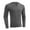 Dark Gray, variant on safuny Casual Shirts Running Slim Fit Basic Tops for Men Fall Long Sleeve Sports Solid Color Pullovers Fashion Workout V Neck Gym Tees Green L