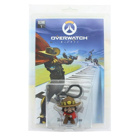Overwatch Hanger Mini Figure & Comic Book Set - McCree
