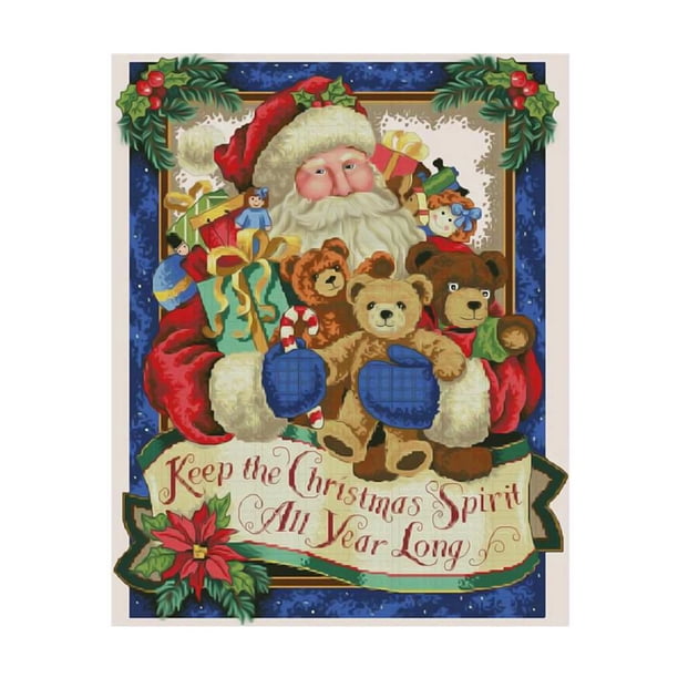 5D Diy escena navideña diamante Papá Noel pintura resina cristal bordado imagen hogar decorativo punto de cruz Inevent JR0613-02