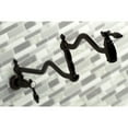 thumbnail image 4 of Kingston Brass KS2105TAL Tudor Two-Handle 1-Hole Wall Mount Pot Filler Faucet in Oil Rubbed Bronze, 4 of 8
