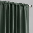 thumbnail image 2 of Exclusive Fabrics  Thermal Insulated Solid Blackout 120-inch Curtain Panel Pair, 2 of 6