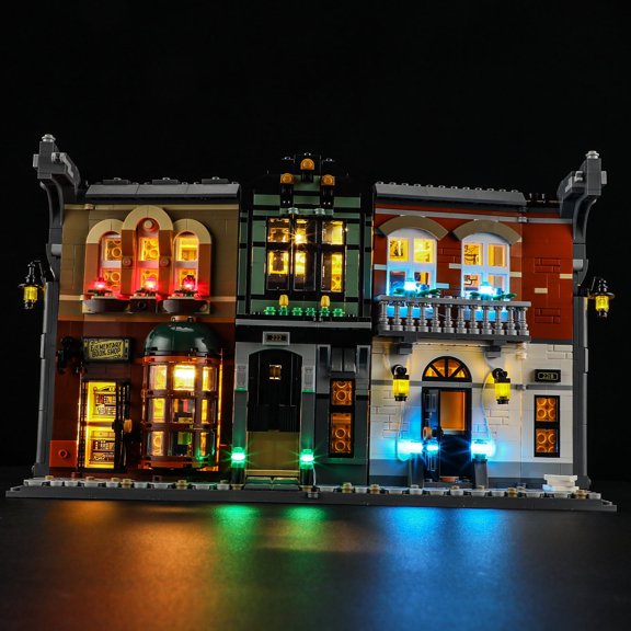 QC Ltbrcik Led Light Kit Lighting Set For Lego 10351 Sherlock Holmes Book Nook Building Blocks Without Lego Set