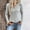 #199-Gray, variant on Ounisa V Neck Long Sleeve Shirts for Women Casual Fall Tops Lightweight Tunic Sweaters Fashion Clothes Loose Fit 2025