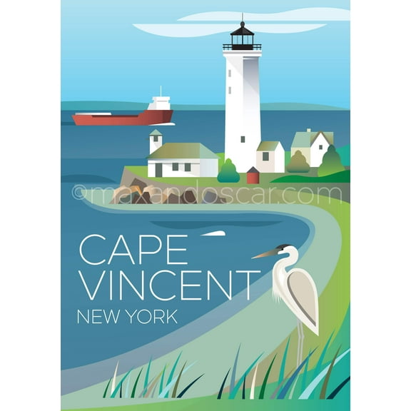 CAPE VINCENT PRINT