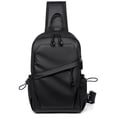 thumbnail image 1 of Dinheiro bolso para cadáveres Oxford bolso bandolera viaje senderismo bolso de pecho mochila negro, 1 of 5