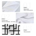 thumbnail image 4 of Haosy 2 Pack Kitchen Wash Cloths with Hanging Loops Absorbent Absorbent Quick Drying Hand Towels, Line Maze, 4 of 7