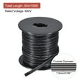 thumbnail image 2 of 26AWG Silicone Ribbon Cable 4Pin 26 Gauge Flat Cable Silicone Wire 30m/100ft Black Stranded Tinned Copper Wire, 2 of 6