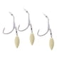 thumbnail image 5 of Juego de 3 anzuelos de pesca con cables, anzuelo de acero con alto contenido de carbono para agua dulce y agua salada 03 de oro (5.5 g) Macarena Cabeza Gancho de pesca de la cabeza de plomo, 5 of 8