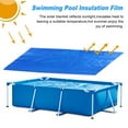 thumbnail image 3 of Swimming Pool Cover, Durable Multifunctional Reusable Affordable Pool Cover, Domestic, 8.539FT x 5.58FT, Rectangular, Blue, 3 of 8