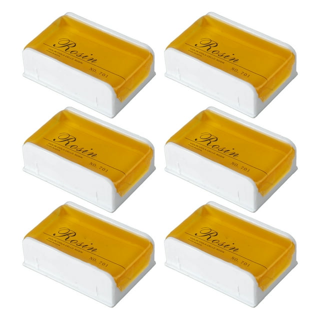 Violin Rosin, 6Pcs Violin Rosin Bow String Rosin Instrument Accessory Low Dust Universal For Viola Cello