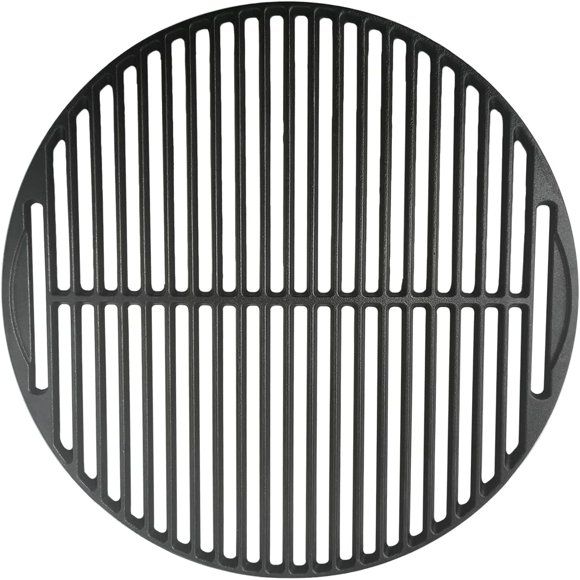 Jinsinto 18 3/16" round cast iron cooking grate for large green egg accessories, grate for any 18" kamado grate replacement