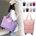 thumbnail image 4 of Large Duffle Bag Spinner 4 Wheels Expandable Luggage Travel,Waterproof Duffle Bag,Carry Capacity Large On Lu, 4 of 6