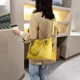 thumbnail image 2 of GAEKEAO Satchel Handbag for Women with Shoulder Strap Medium Top Handle Purse Crossbody Bag Soft Leather Work Tote, 2 of 8