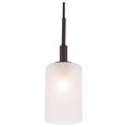 thumbnail image 3 of Woodbridge Lighting Elise 1-Light Glass Mini-Pendant in Bronze/Opal, 3 of 4