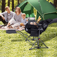 thumbnail image 5 of Portable Hammock Chair with Footrest, Lightweight Rocking Camping Chair with Cupholder, Pocket, and Easy Carry Design for Outdoor Adventures (2 Pack), 5 of 6