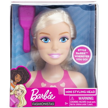 Just Play Barbie Rainbow Sparkle Deluxe 27 Piece Styling Head 